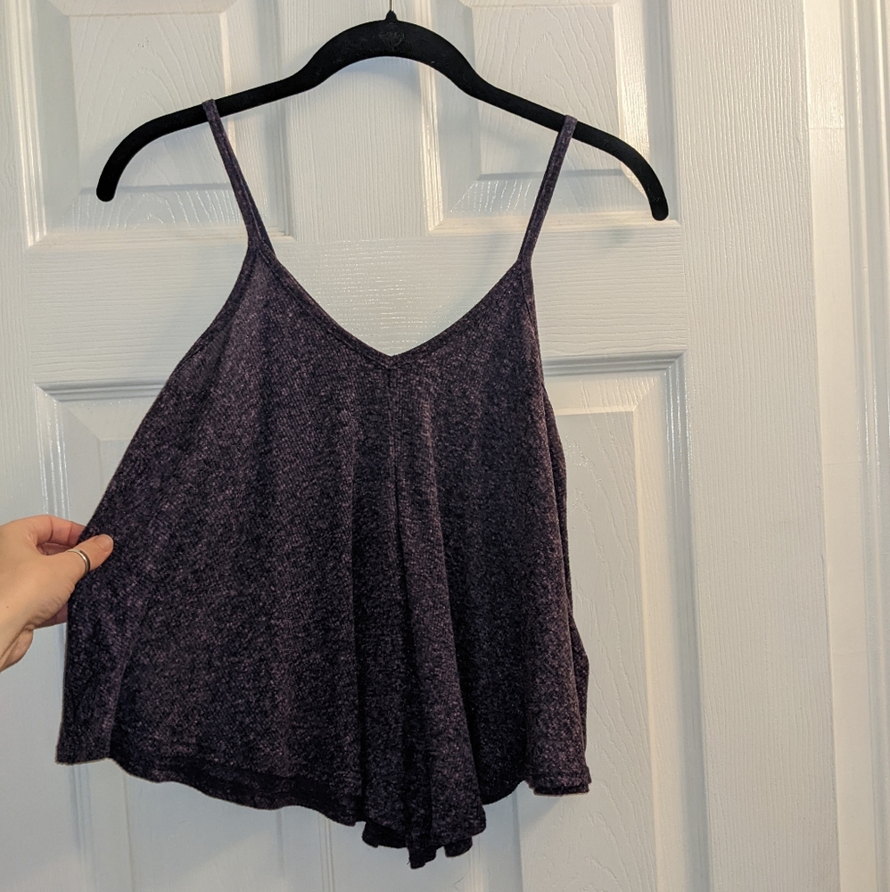 NWT XS Purple Heather flowy tank top